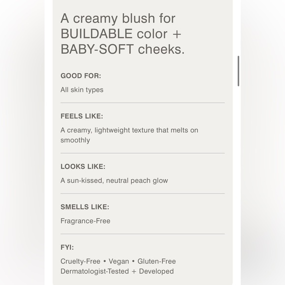 NWT- Rhode Pocket Blush- color freckle - Picture 6 of 6